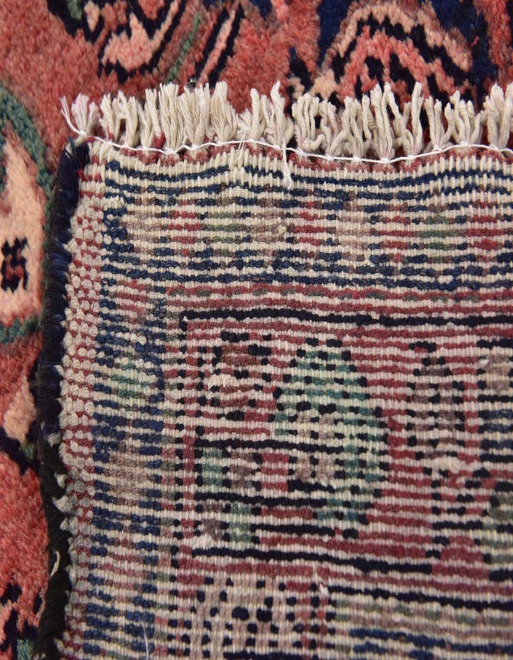 Detail image of  3' 6 x 9' 8  Hand Knotted Hossainabad Persian Wool Runner Rug