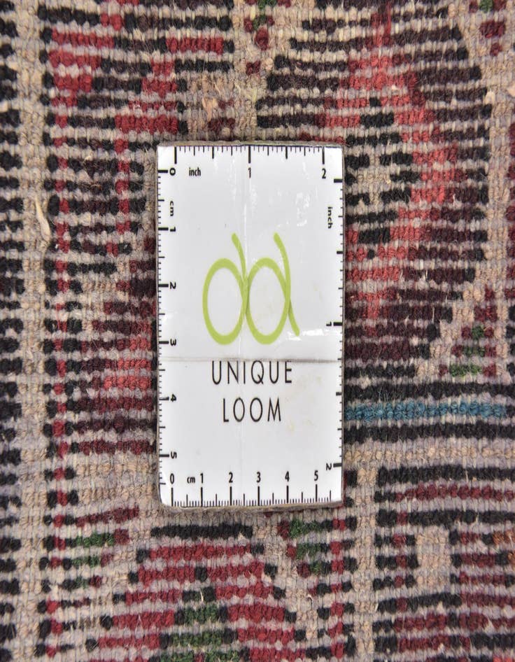 Detail image of  3' 6 x 9' 10  Hand Knotted Hossainabad Persian Wool Runner Rug