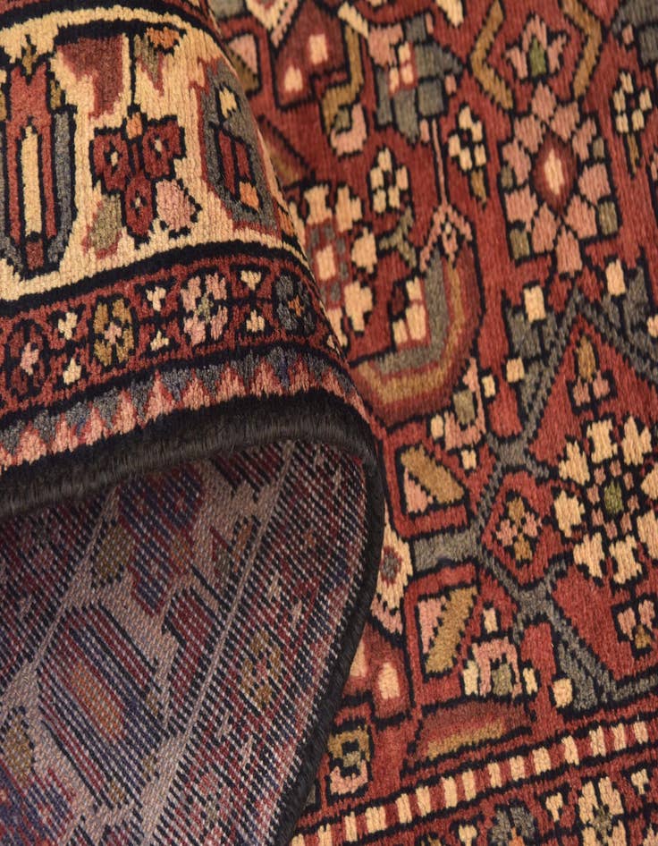 Detail image of  3' 6 x 10' 3  Hand Knotted Hossainabad Persian Wool Runner Rug