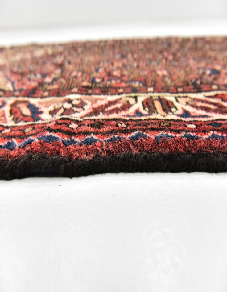 Detail image of  3' 5 x 10' 6  Hand Knotted Hossainabad Persian Wool Runner Rug