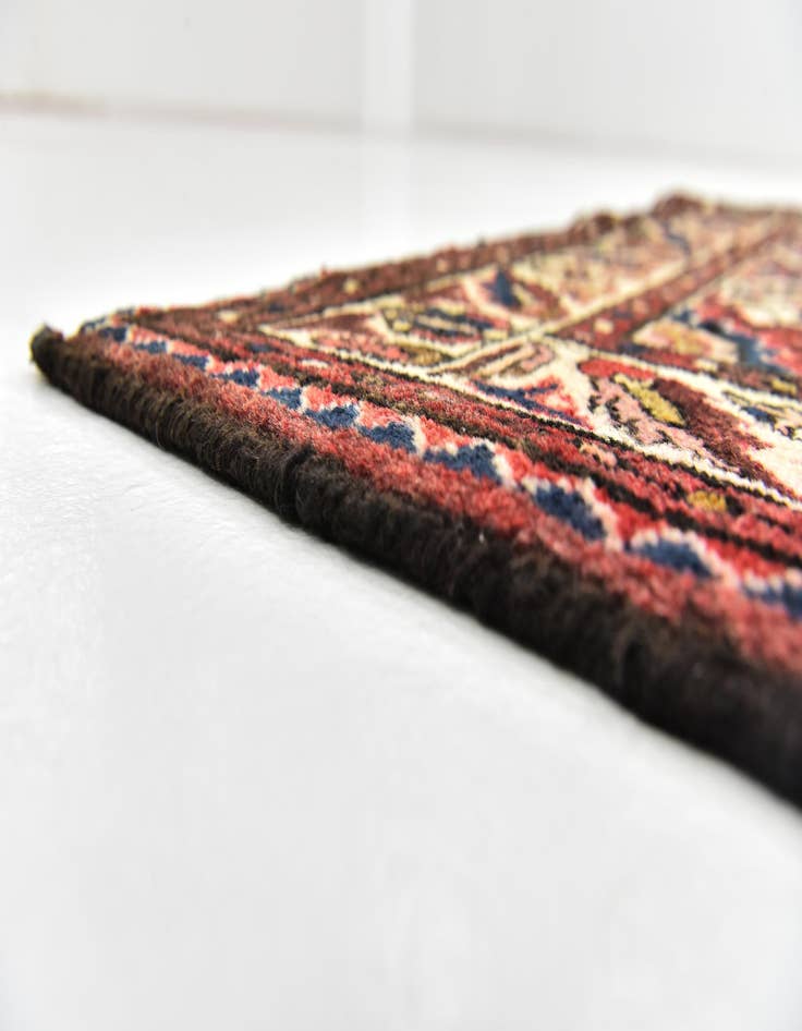Detail image of  3' 5 x 10' 6  Hand Knotted Hossainabad Persian Wool Runner Rug