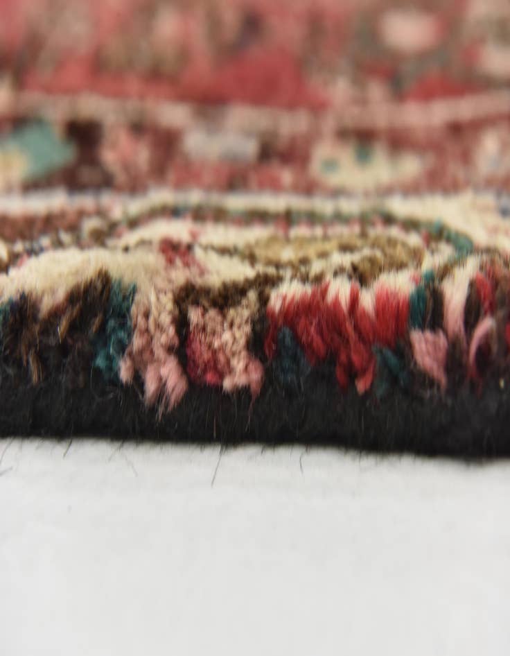 Detail image of 3' 10 x 10' 4 Hand Knotted Hossainabad Persian Wool Runner Rug