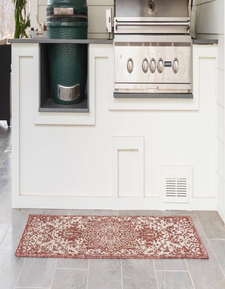 Detail image of  2' x 8'  Washable Jill Zarin Dubai Indoor / Outdoor Runner Rug