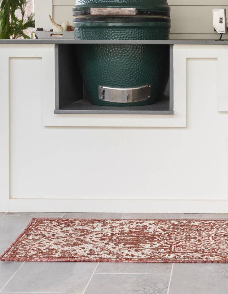 Detail image of  2' x 6'  Washable Jill Zarin Dubai Indoor / Outdoor Runner Rug