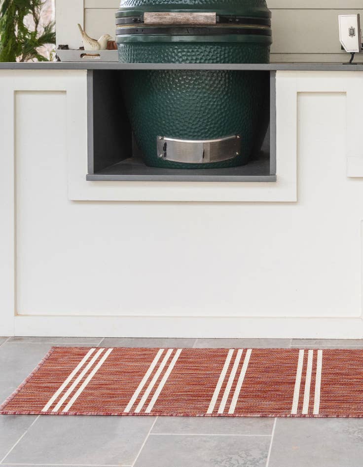 Detail image of  2' x 6'  Washable Jill Zarin Anguilla Indoor / Outdoor Runner Rug