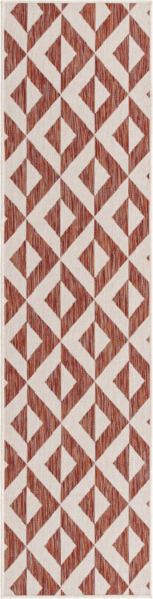  2' x 8'  Washable Jill Zarin Napa Indoor / Outdoor Runner Rug