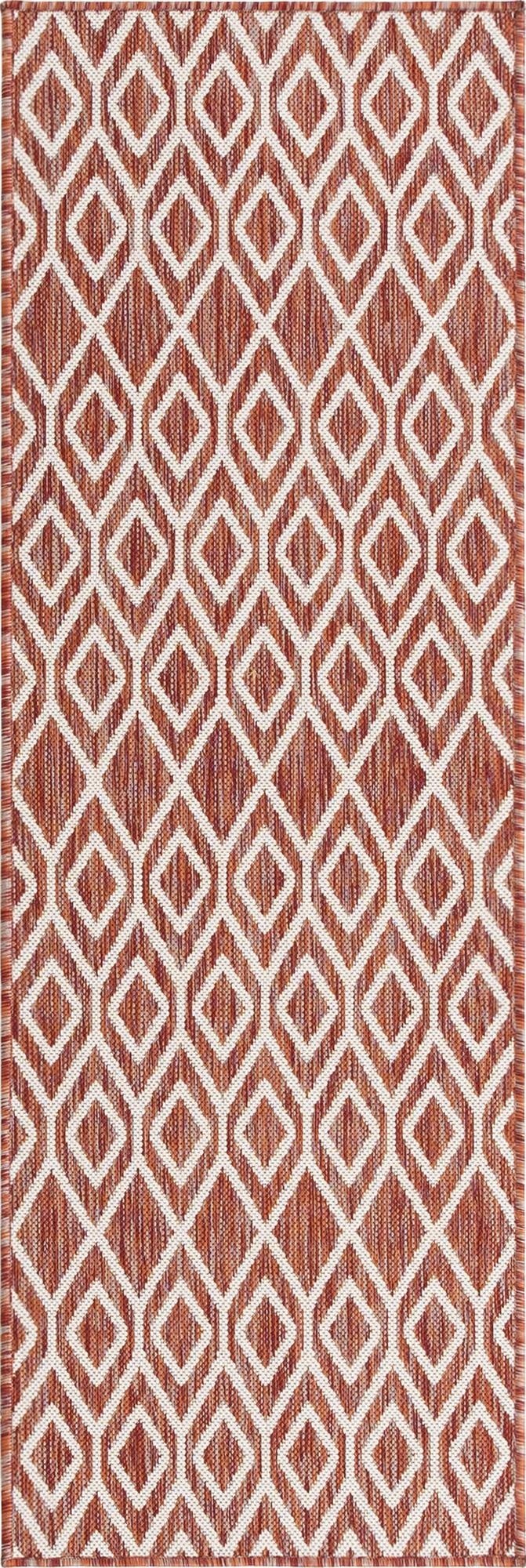  2' x 6'  Washable Jill Zarin Turks and Caicos Indoor / Outdoor Runner Rug