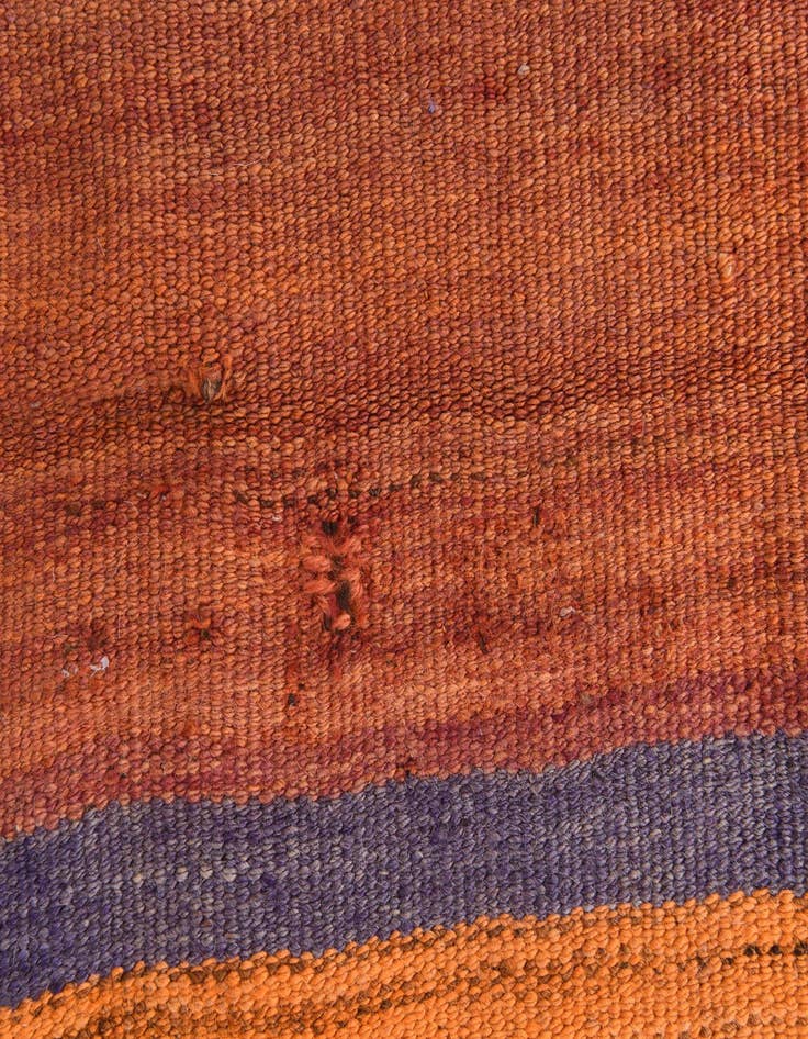 Detail image of  4' 7 x 14' 8  Hand Woven Kilim Fars Wool Runner Rug