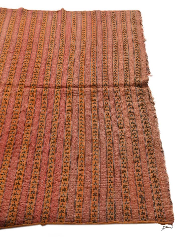 Detail image of  4' 3 x 9' 7  Hand Woven Kilim Fars Wool Runner Rug