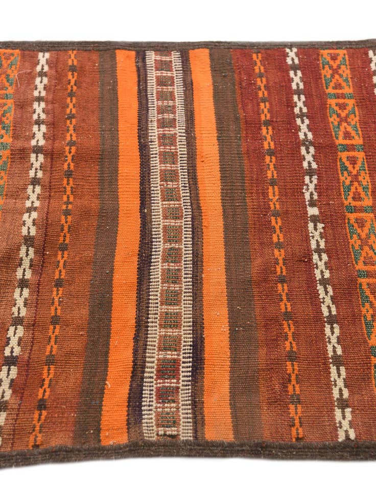 Detail image of  2' 9 x 10'  Hand Woven Kilim Fars Wool Runner Rug