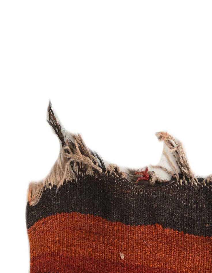 Detail image of  6' x 14' 5  Hand Woven Kilim Fars Wool Runner Rug