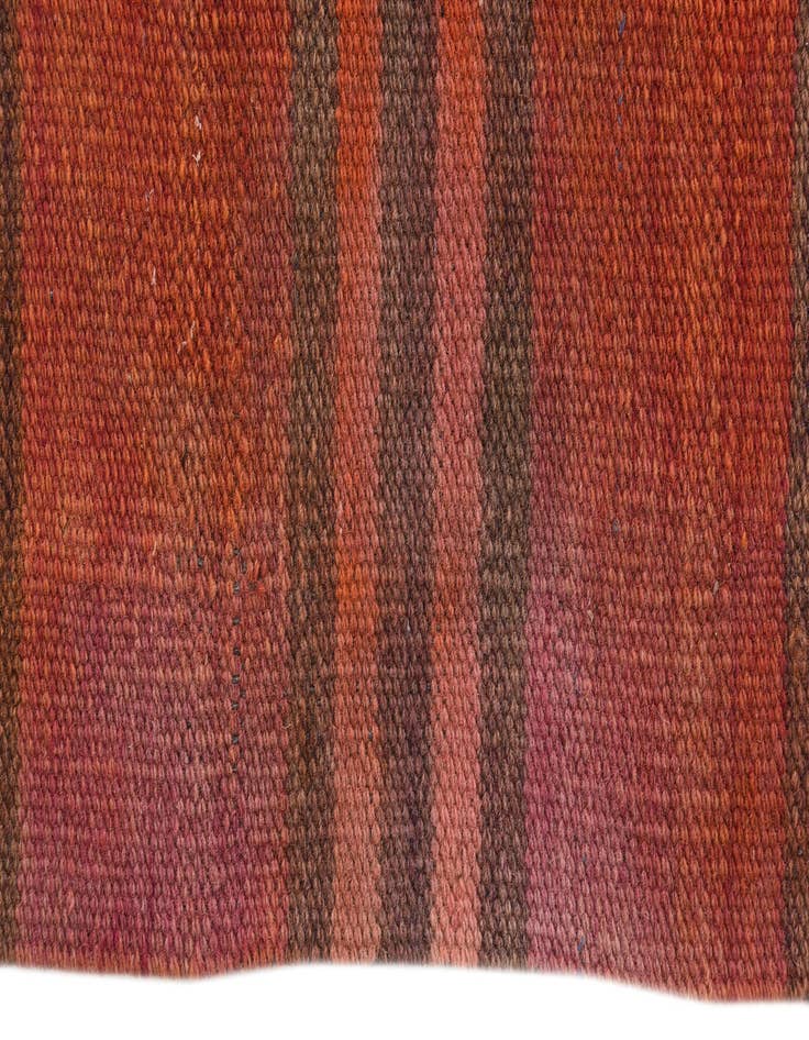 Detail image of  4' 5 x 11' 3  Hand Woven Kilim Fars Wool Runner Rug