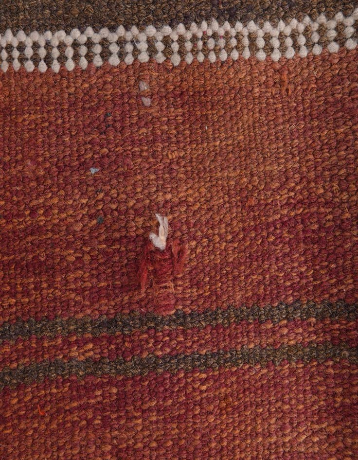 Detail image of  4' 1 x 12' 9  Hand Woven Kilim Modern Wool Runner Rug