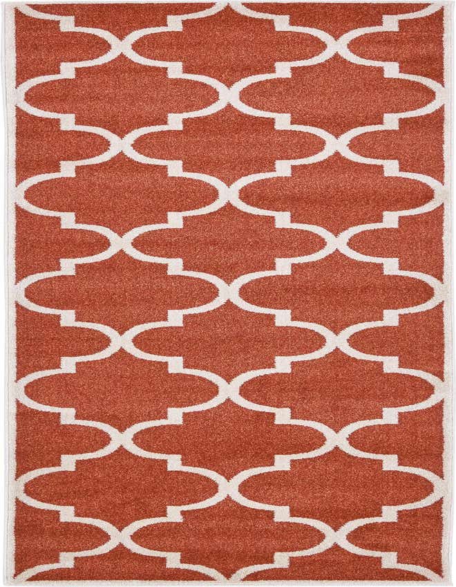Primary image  2' 7 x 8' Lattice Runner Rug