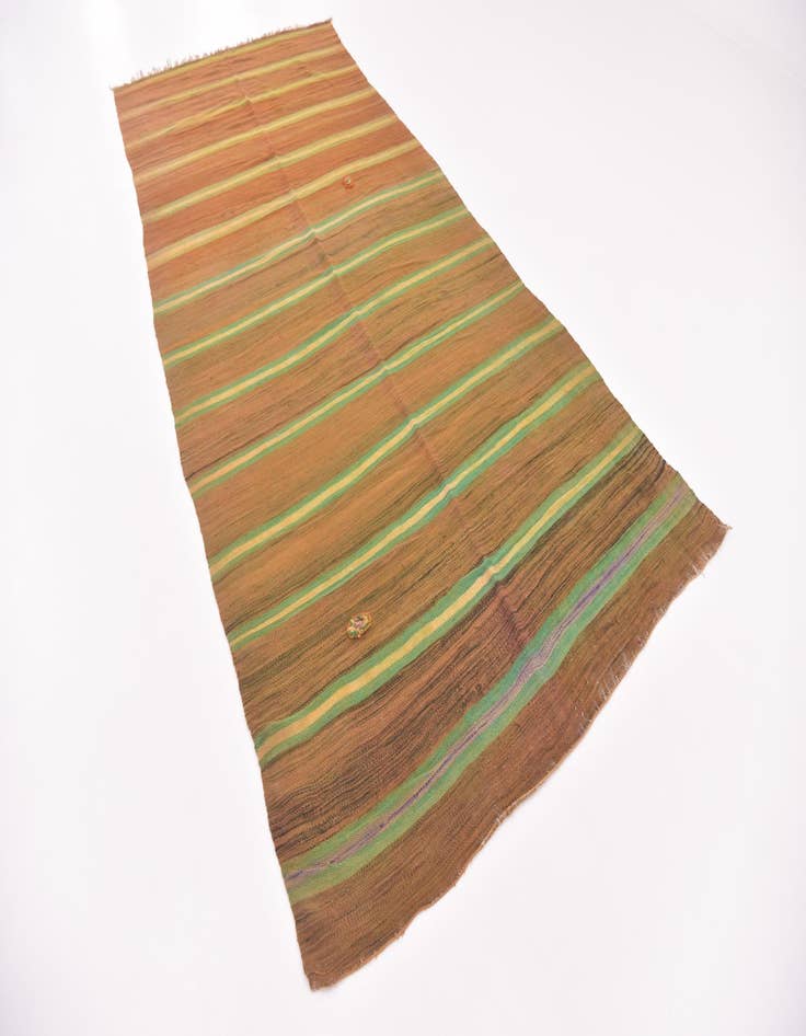 Detail image of  5' 3 x 11' 2  Hand Knotted Moroccan Wool Runner Rug