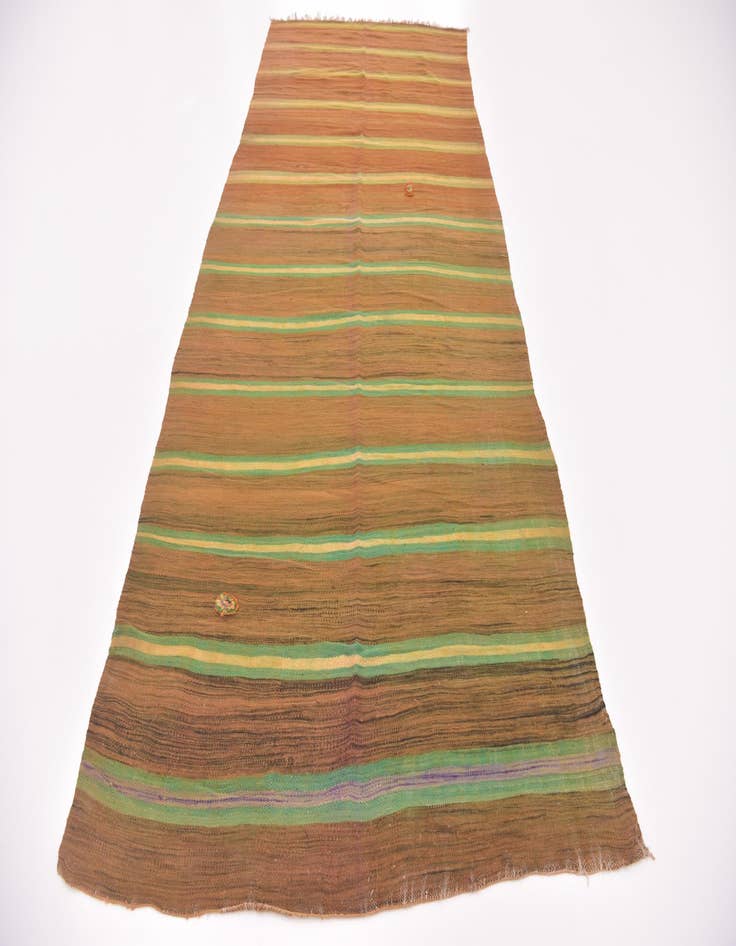 Detail image of  5' 3 x 11' 2  Hand Knotted Moroccan Wool Runner Rug