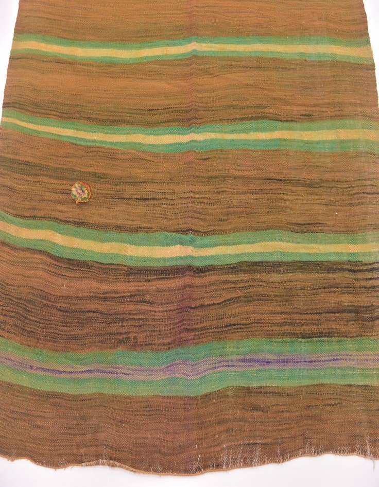 Detail image of  5' 3 x 11' 2  Hand Knotted Moroccan Wool Runner Rug