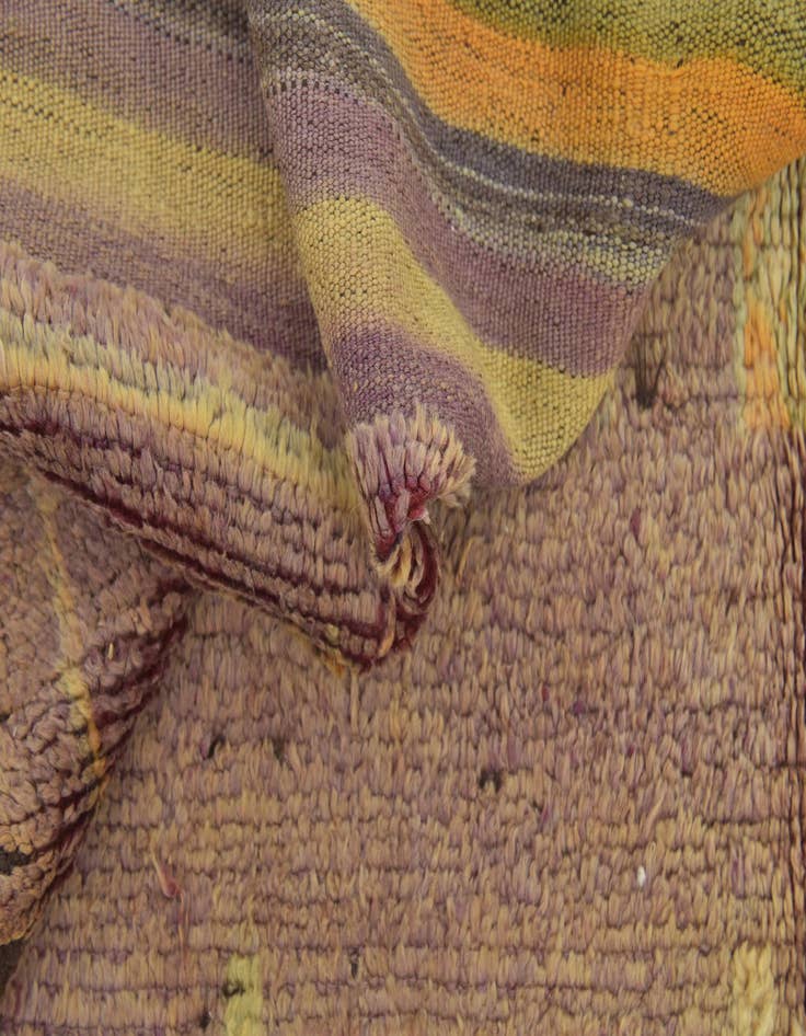 Detail image of  6' 3 x 15' 3  Hand Knotted Moroccan Wool Runner Rug