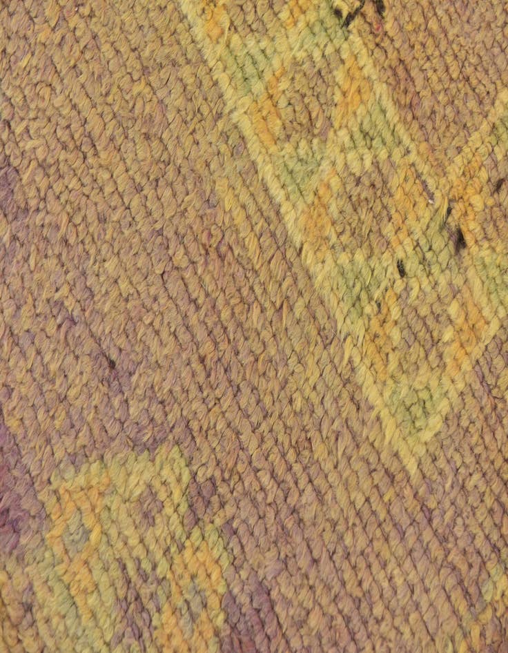 Detail image of  6' 3 x 15' 3  Hand Knotted Moroccan Wool Runner Rug