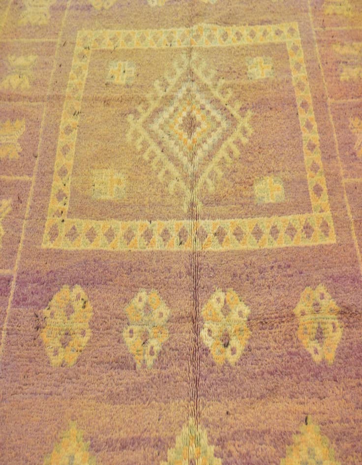 Detail image of  6' 3 x 15' 3  Hand Knotted Moroccan Wool Runner Rug