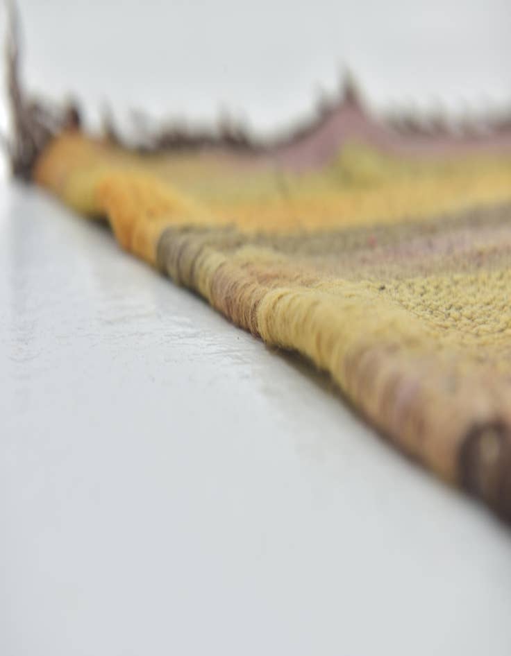Detail image of  6' 3 x 15' 3  Hand Knotted Moroccan Wool Runner Rug