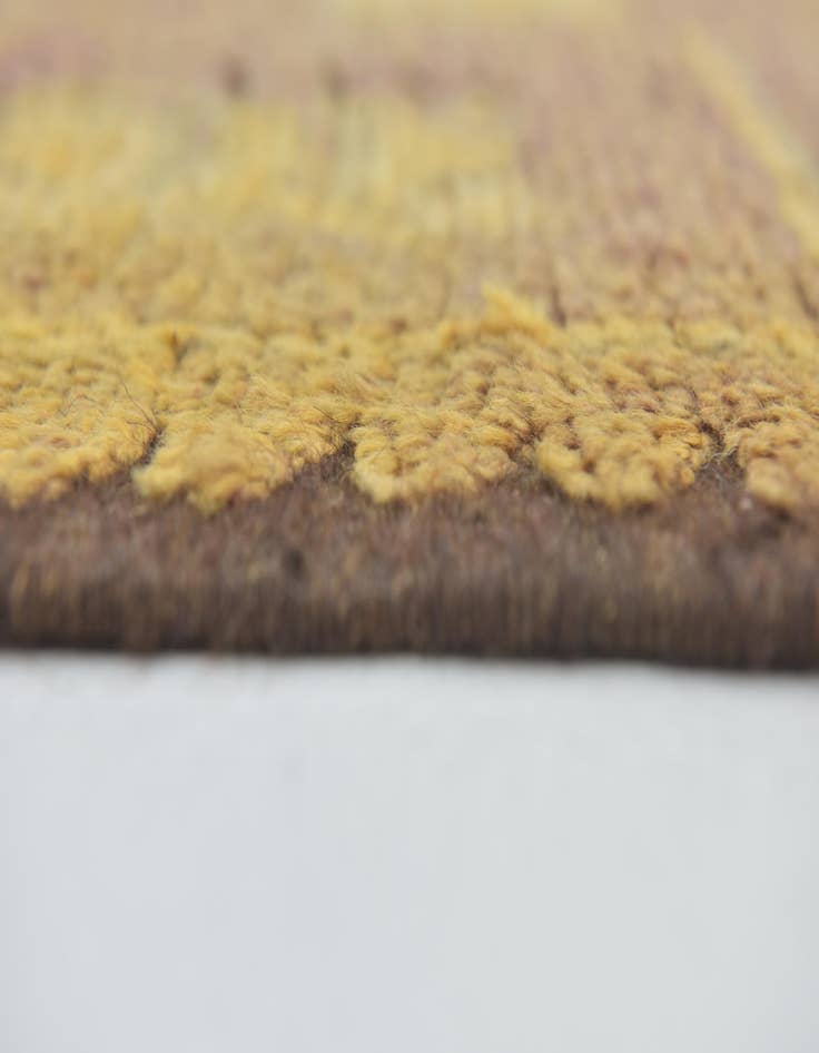 Detail image of  6' 3 x 15' 3  Hand Knotted Moroccan Wool Runner Rug