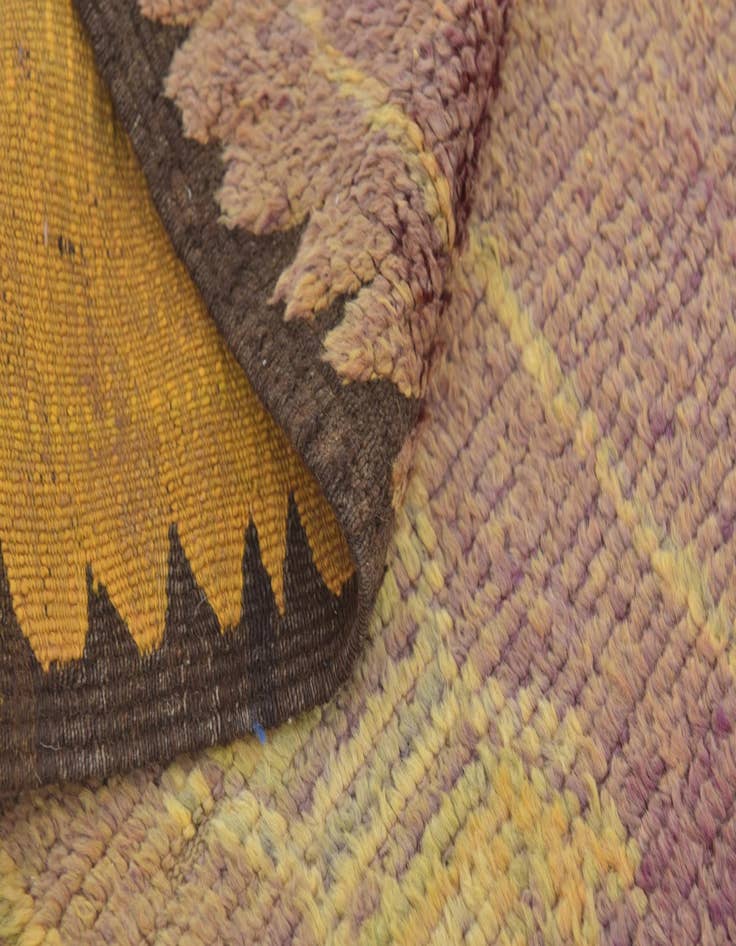 Detail image of  6' 3 x 15' 3  Hand Knotted Moroccan Wool Runner Rug