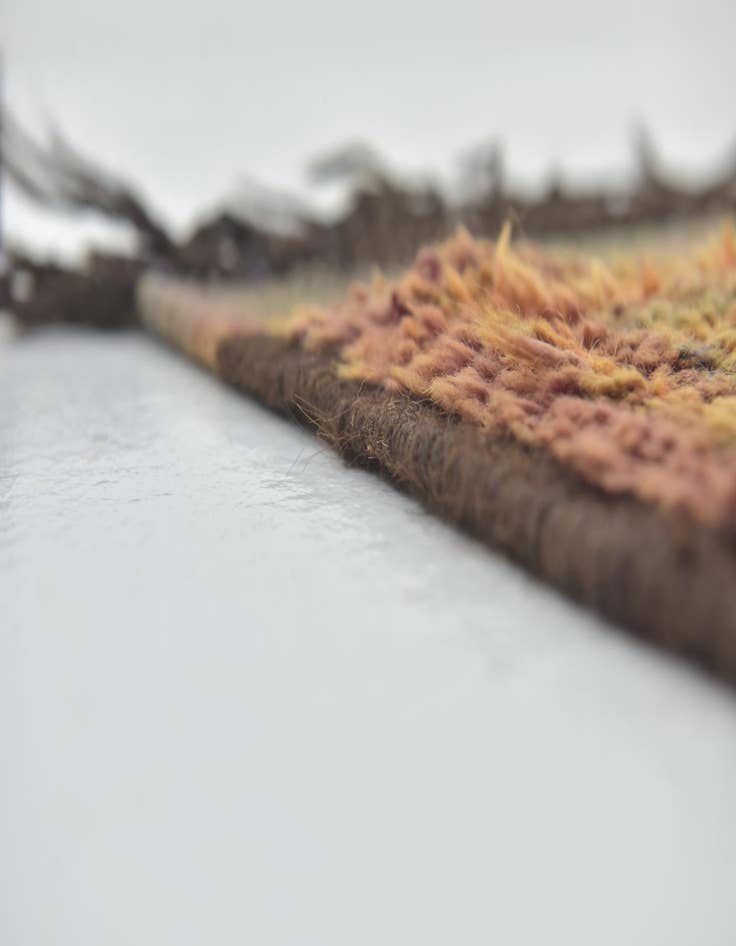 Detail image of  6' 4 x 15' 9  Hand Knotted Moroccan Wool Runner Rug