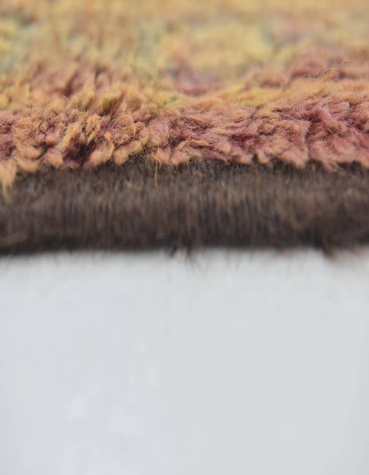 Detail image of  6' 4 x 15' 9  Hand Knotted Moroccan Wool Runner Rug