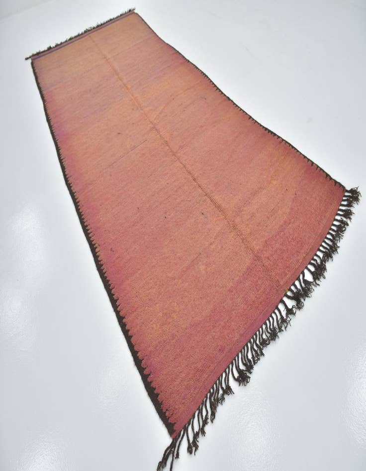 Detail image of  6' 2 x 13' 2  Hand Knotted Moroccan Wool Runner Rug