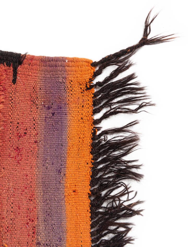 Detail image of  6' 5 x 12' 5  Hand Knotted Moroccan Wool Runner Rug