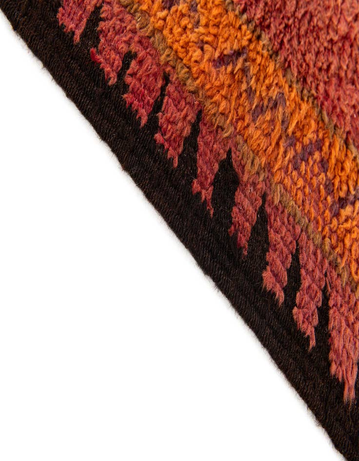 Detail image of  6' 5 x 12' 5  Hand Knotted Moroccan Wool Runner Rug