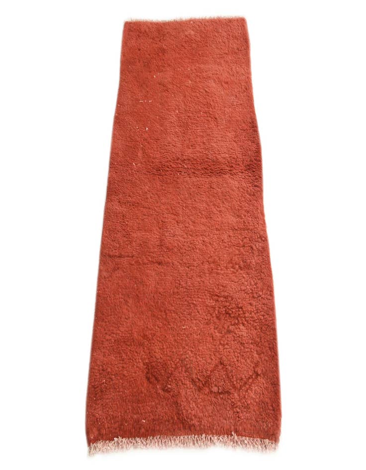 Detail image of  2' 3 x 4' 5  Hand Knotted Moroccan Wool Runner Rug