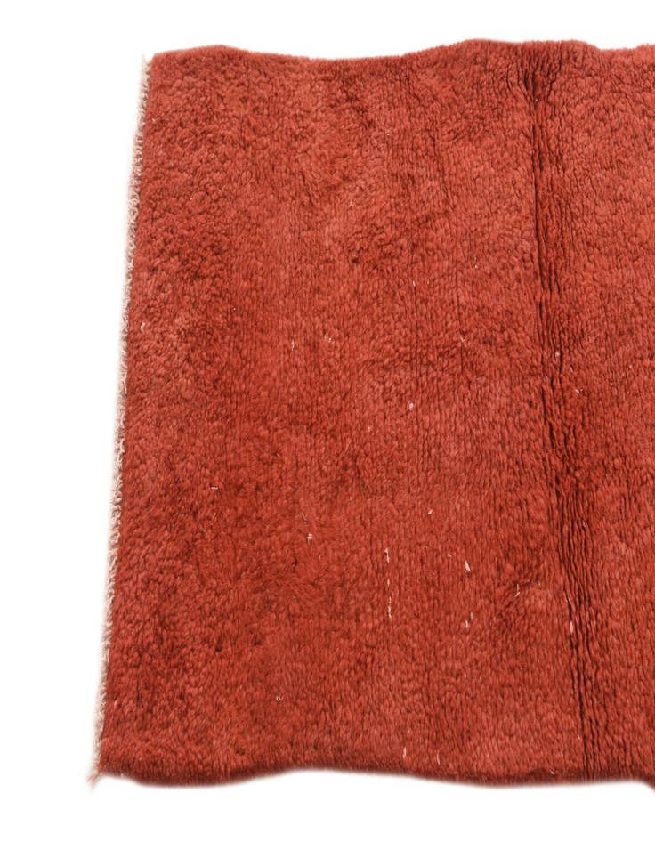 Detail image of  2' 3 x 4' 5  Hand Knotted Moroccan Wool Runner Rug