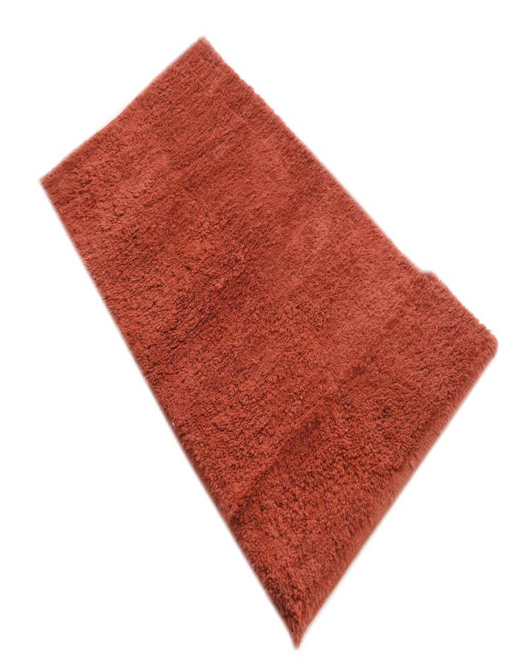 Detail image of  2' 4 x 4' 5  Hand Knotted Moroccan Wool Runner Rug