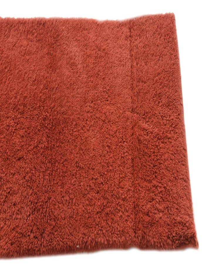 Detail image of  2' 4 x 4' 5  Hand Knotted Moroccan Wool Runner Rug