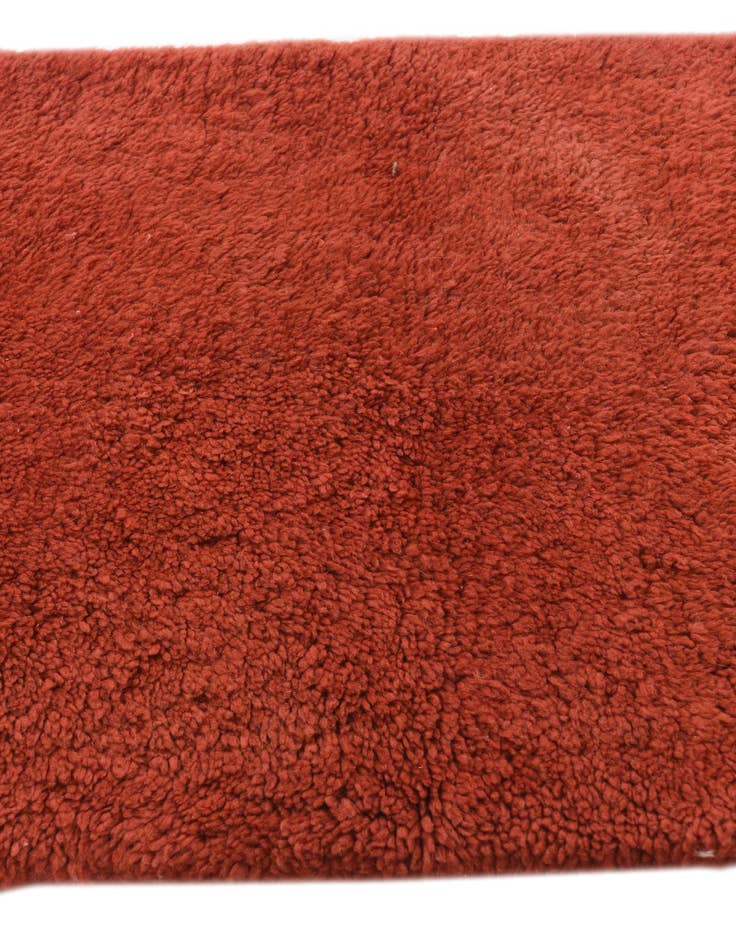 Detail image of  2' 4 x 4' 5  Hand Knotted Moroccan Wool Runner Rug