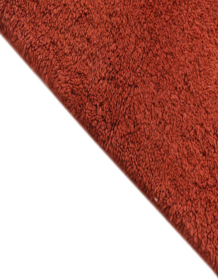 Detail image of  2' 4 x 4' 5  Hand Knotted Moroccan Wool Runner Rug