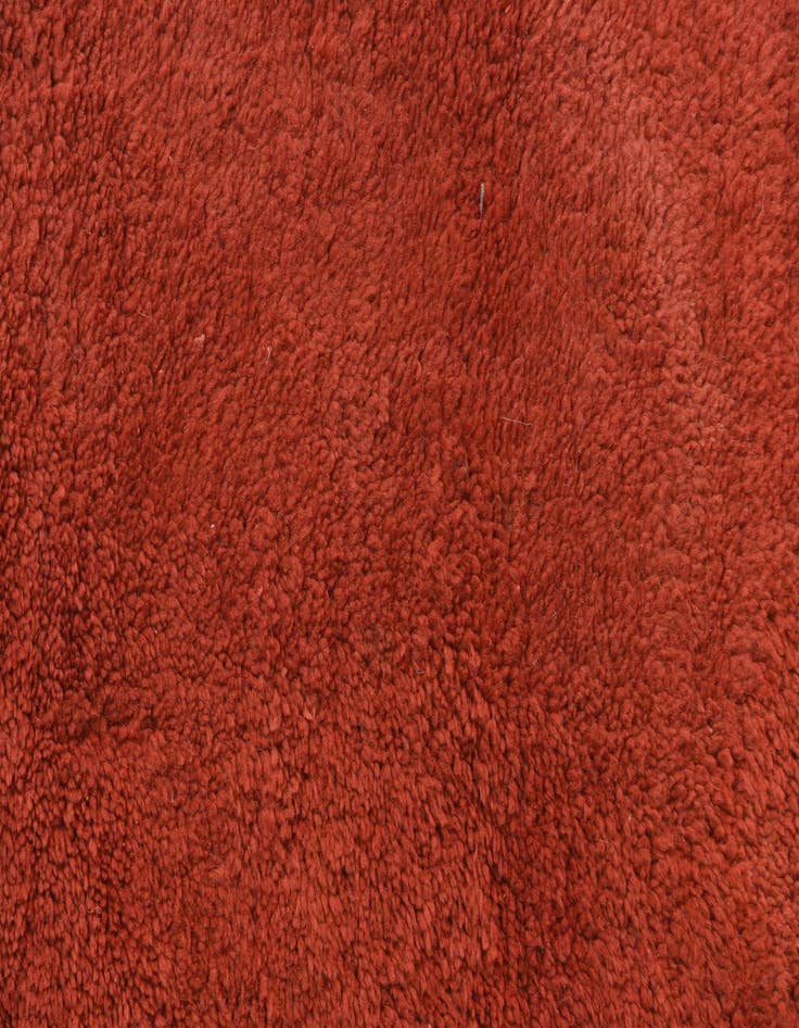 Detail image of  2' 4 x 4' 5  Hand Knotted Moroccan Wool Runner Rug