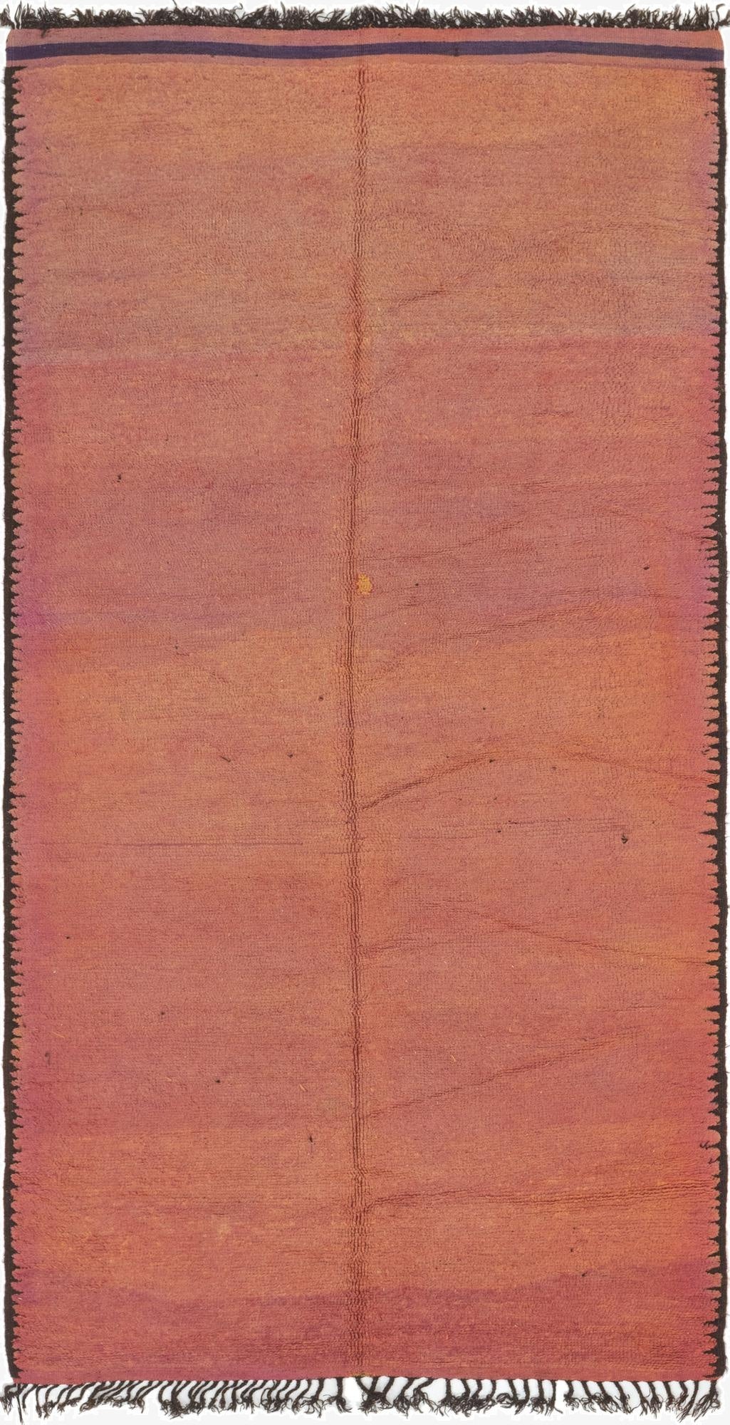  6' 2 x 13' 2  Hand Knotted Moroccan Wool Runner Rug