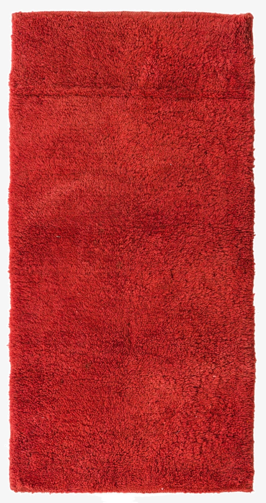  2' 4 x 4' 5  Hand Knotted Moroccan Wool Runner Rug