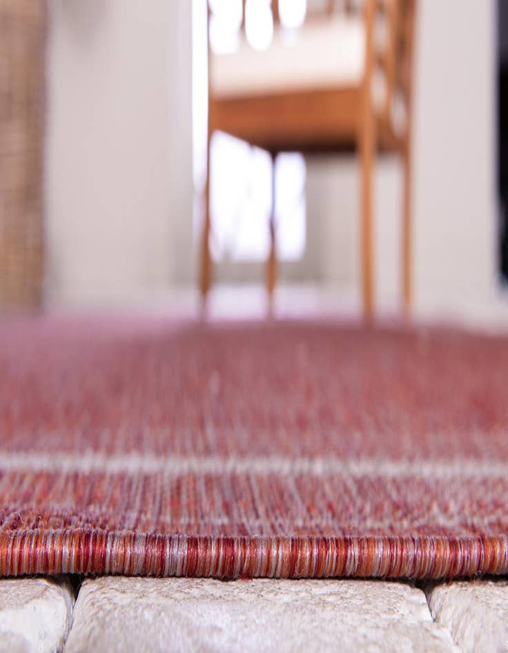 Detail image of  2' x 6'  Washable Border Indoor / Outdoor Runner Rug