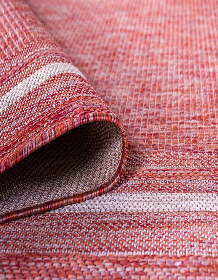 Detail image of  2' x 6'  Washable Border Indoor / Outdoor Runner Rug