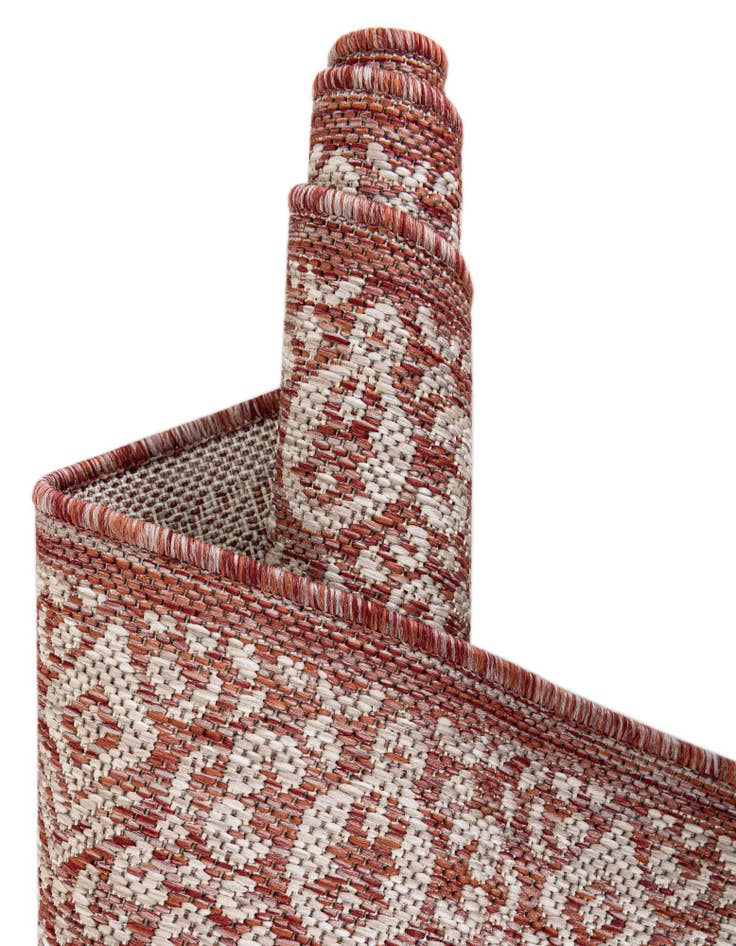 Detail image of  2' x 6'  Washable Border Indoor / Outdoor Runner Rug