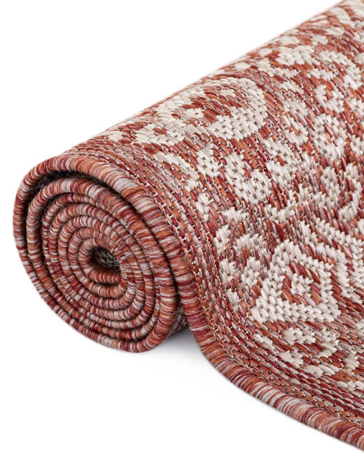 Detail image of  2' x 6'  Washable Border Indoor / Outdoor Runner Rug