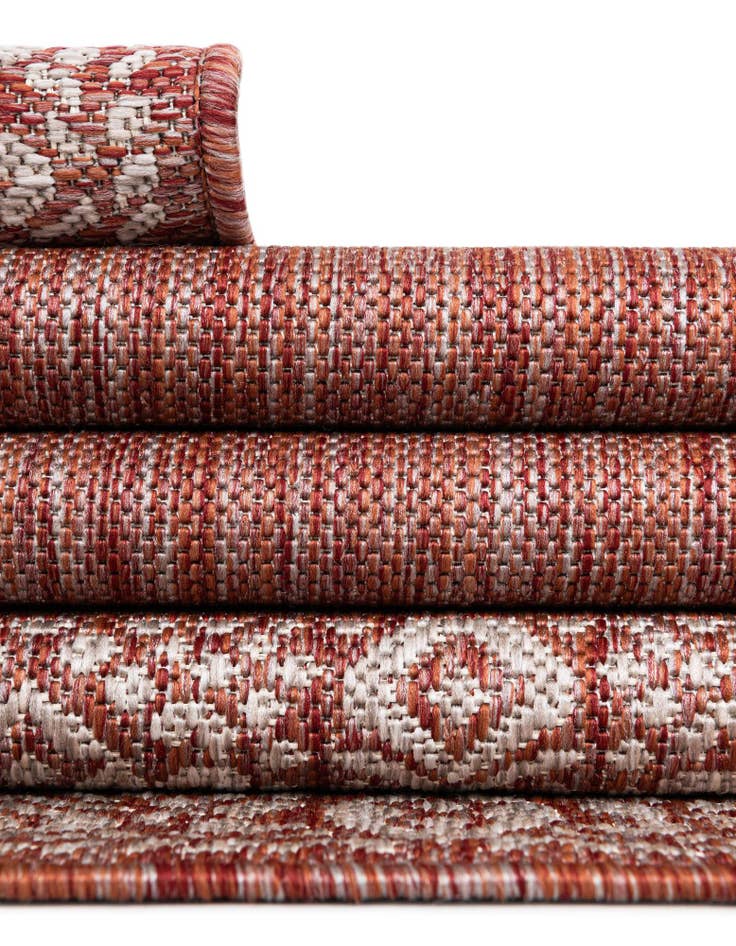 Detail image of  2' x 6'  Washable Border Indoor / Outdoor Runner Rug