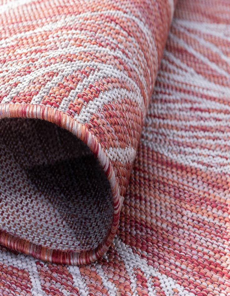 Detail image of  2' x 6'  Washable Botanical Indoor / Outdoor Runner Rug