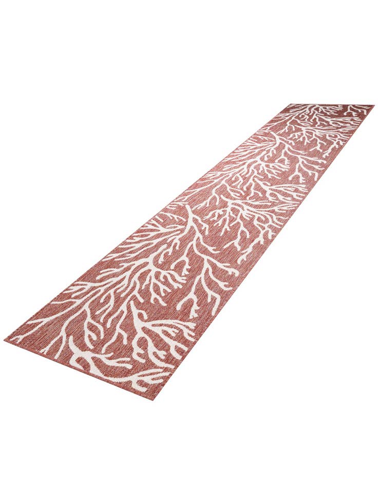 Detail image of  2' 7 x 12'  Washable Coastal Indoor / Outdoor Runner Rug