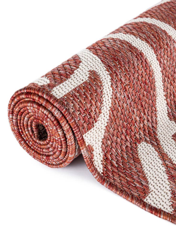 Detail image of  2' x 5' 3  Washable Coastal Indoor / Outdoor Runner Rug