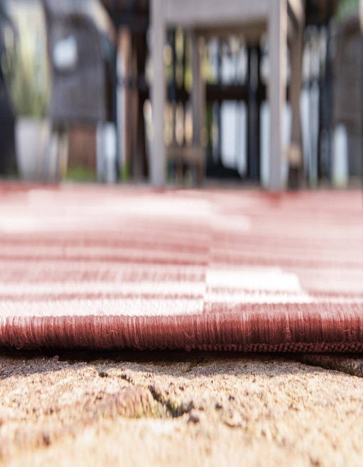 Detail image of  2' x 6'  Washable Ribbon Indoor / Outdoor Runner Rug